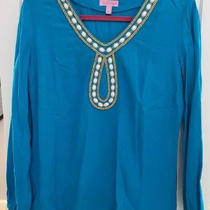 Lilly Pulitzer Tunic Top Embellished